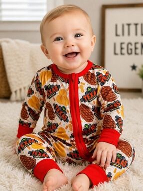 Texas Roadhouse Inspired Bamboo Zippered Sleeper